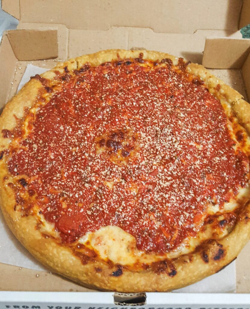 chicago style pizza, andra birkhimer